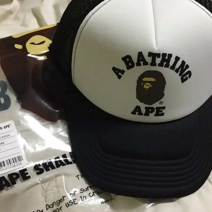 베이프 bape 칼리지 메쉬 베이스볼 캡