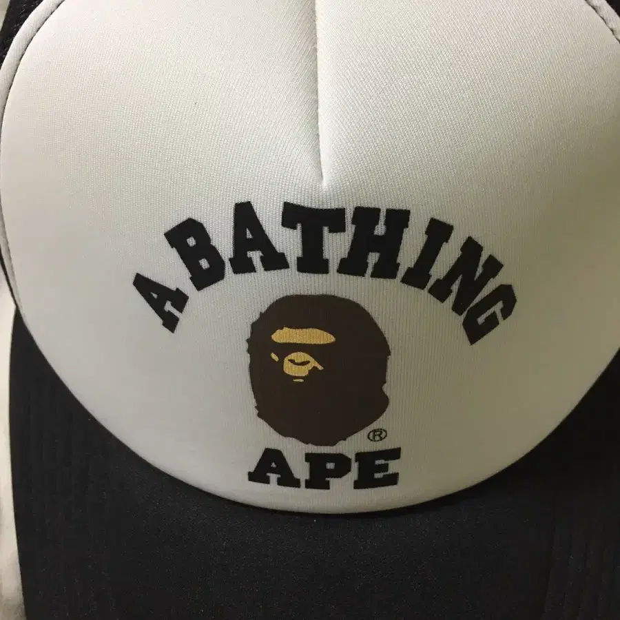 베이프 bape 칼리지 메쉬 베이스볼 캡