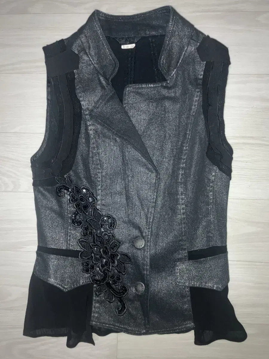 Oriental vest/vest (punk gyaru gothic rock chic goth lolita creature grunge fairy y2k)