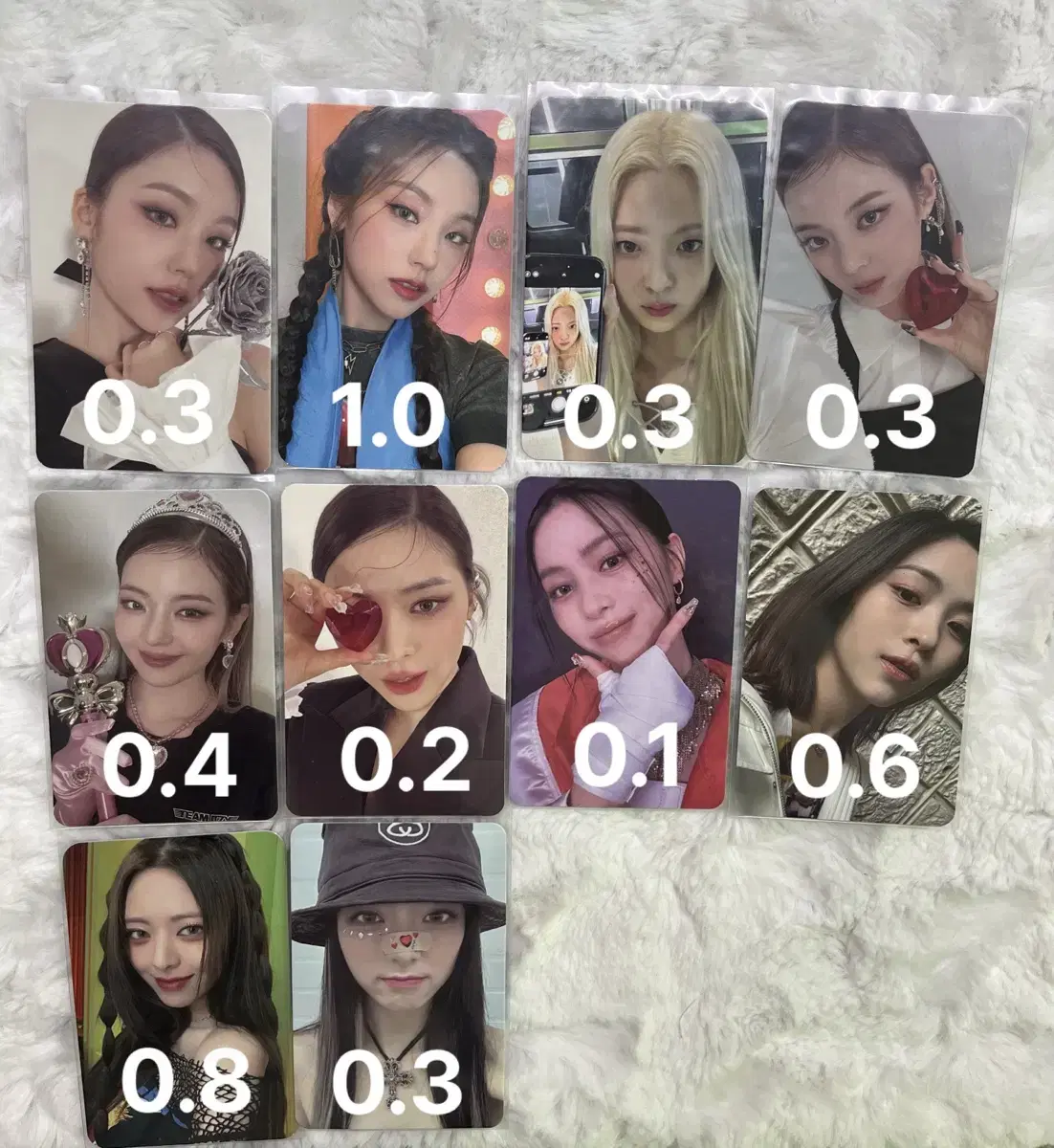 Quick sale) itzy photocard WTS