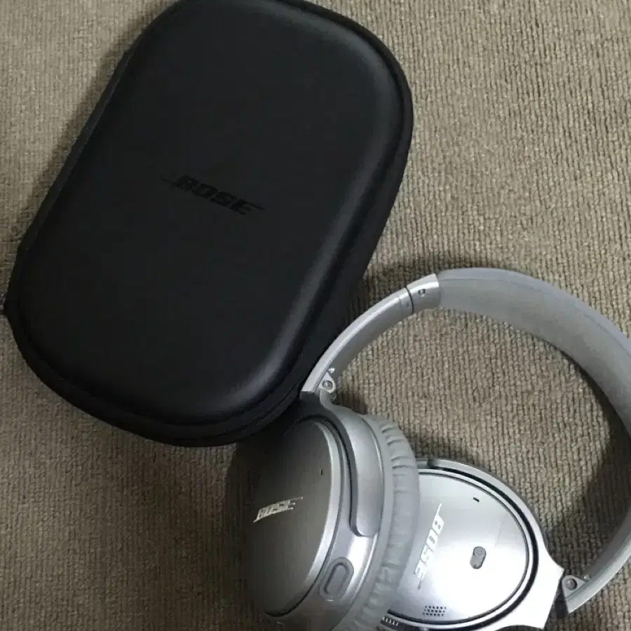 보스 qc35 2 실버 헤드폰 헤드셋