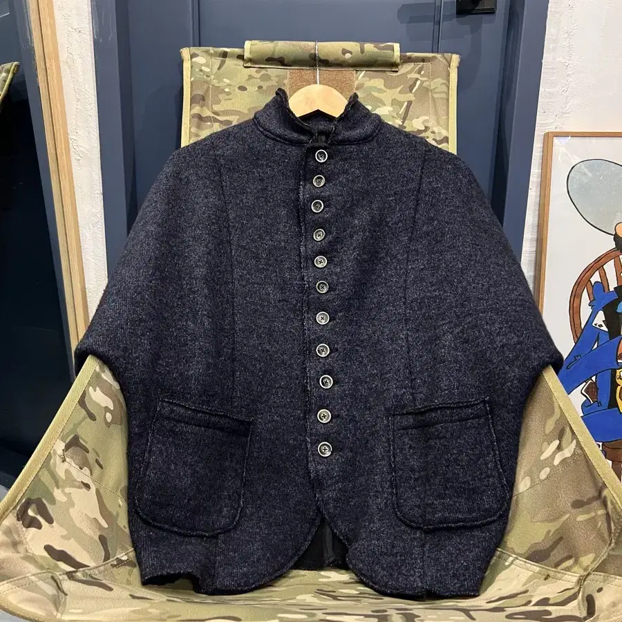 KAPITAL INDIGO WOOL JACKET 캐피탈울자켓