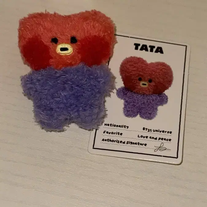 방탄소년단 뷔 라인프렌즈 BT21 TATA 미니 미니니 인형