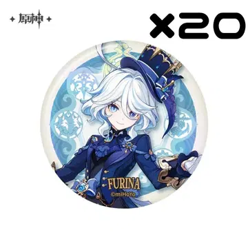 원신 폰테인 시리즈 캐릭터 캔뱃지 프리나 겐신 공식