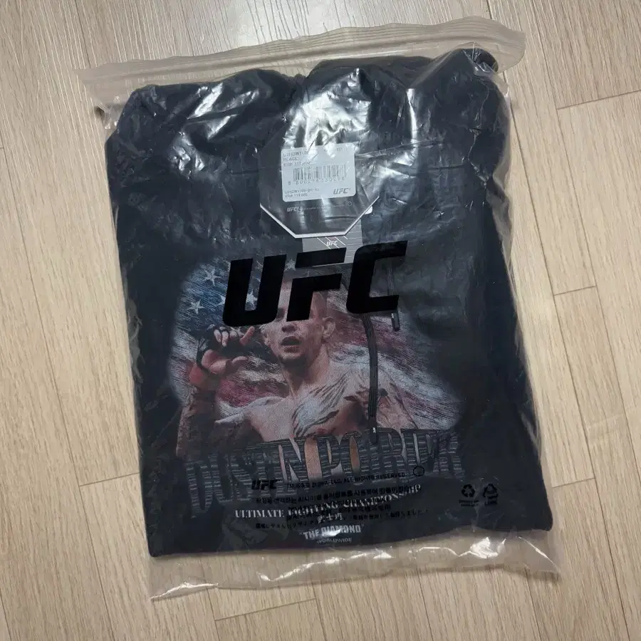 ufc 스포츠 더스틴 포이리에 후드티 블랙 XL