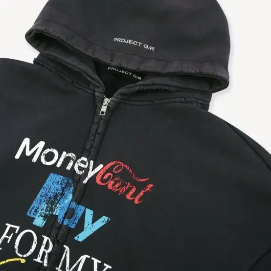 Project GR Happiness Hooded Zip-Up Navy 1 size #프지알