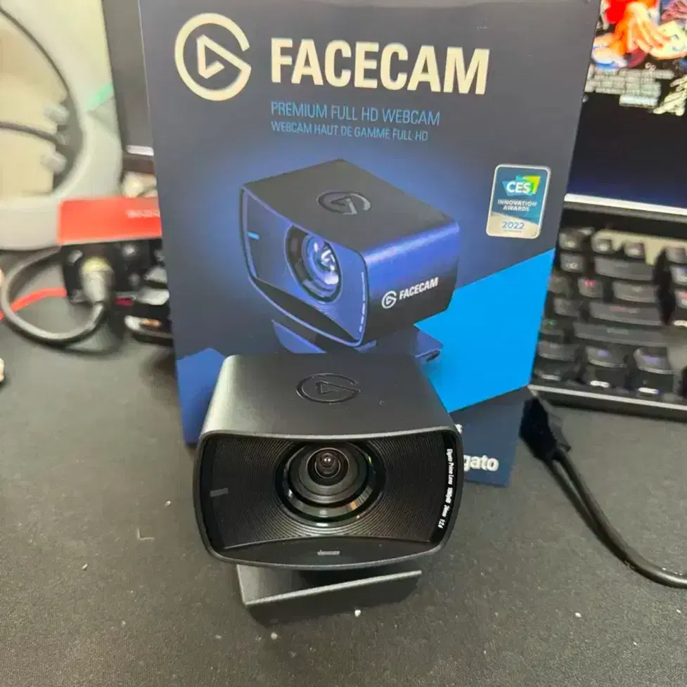 엘가토 페이스캠 Elgato Facecam 웹캠 방송용 사무용 스트리밍