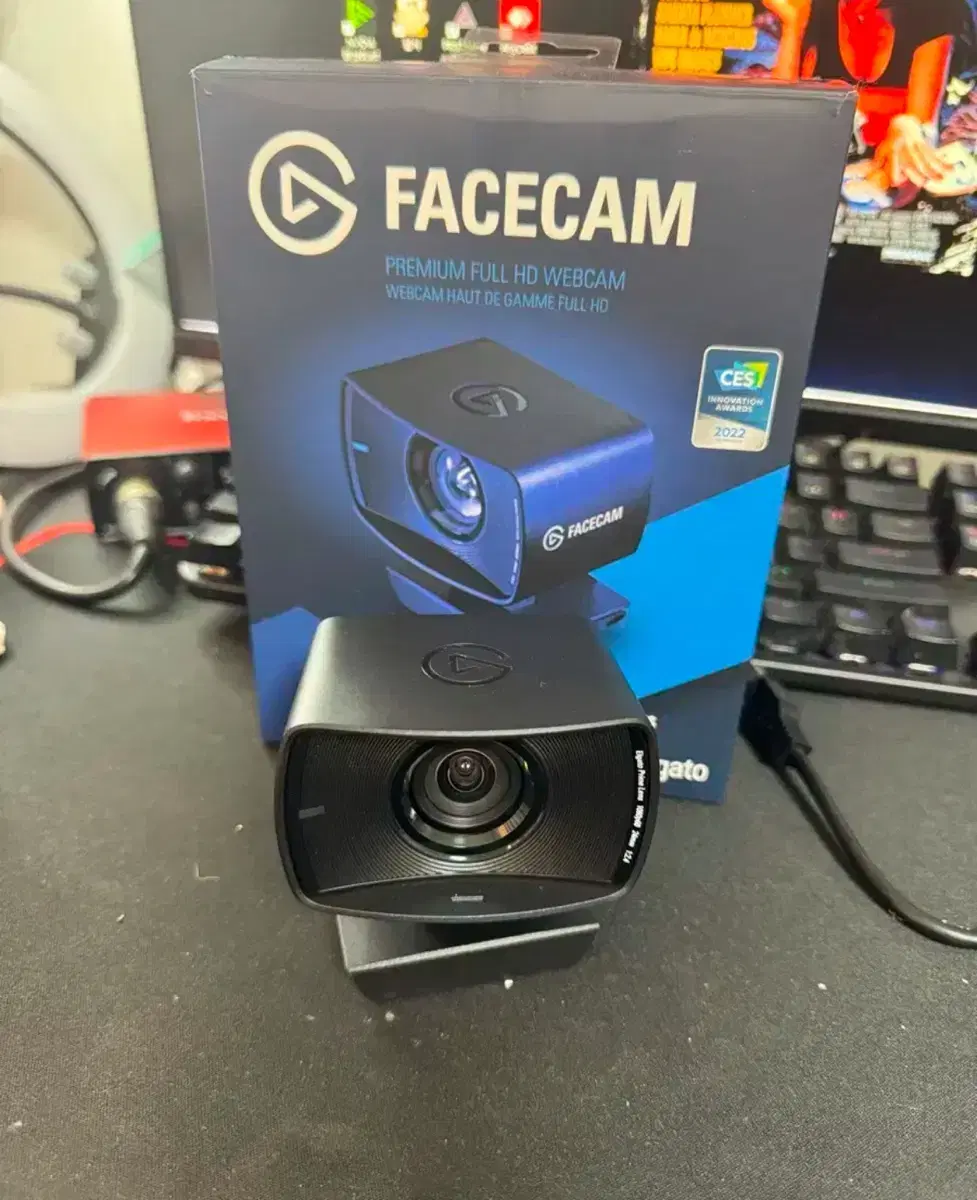 엘가토 페이스캠 Elgato Facecam 웹캠 방송용 사무용 스트리밍