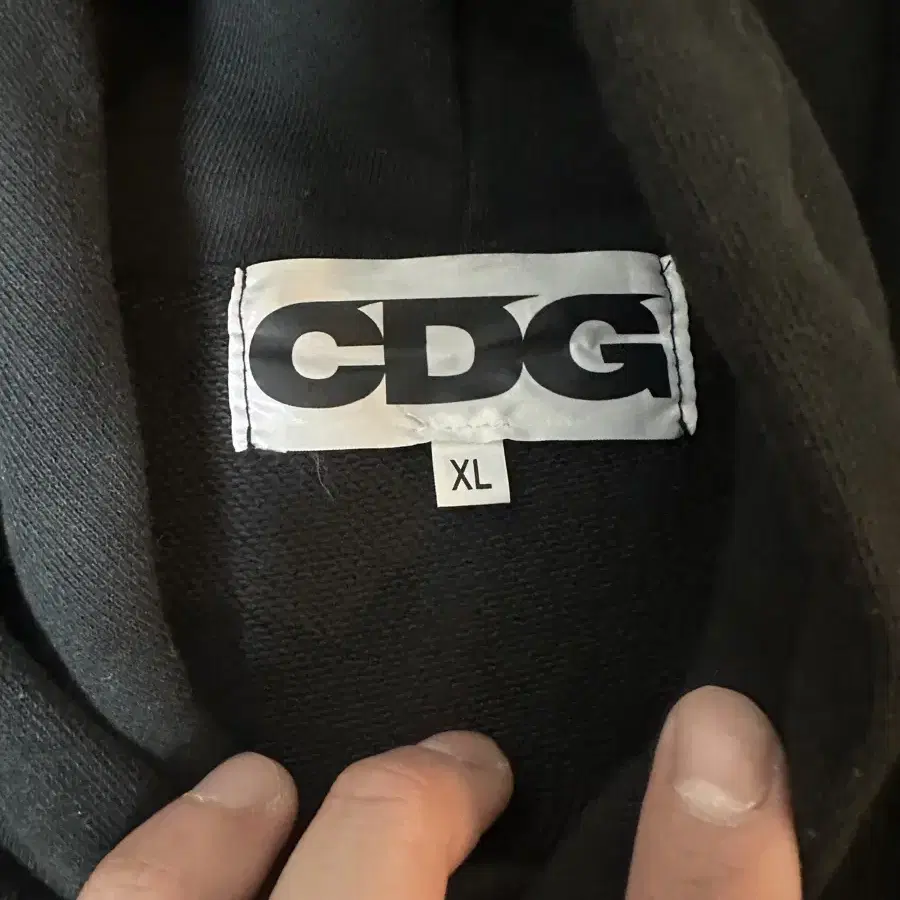 cdg 스웻 후드