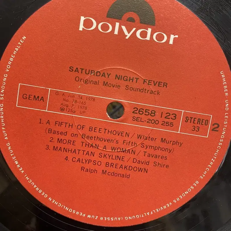 SATURDAY NIGHT FEVER LP / AA7227