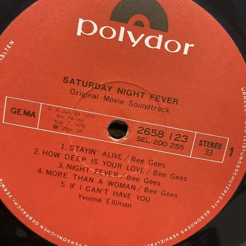 SATURDAY NIGHT FEVER LP / AA7227