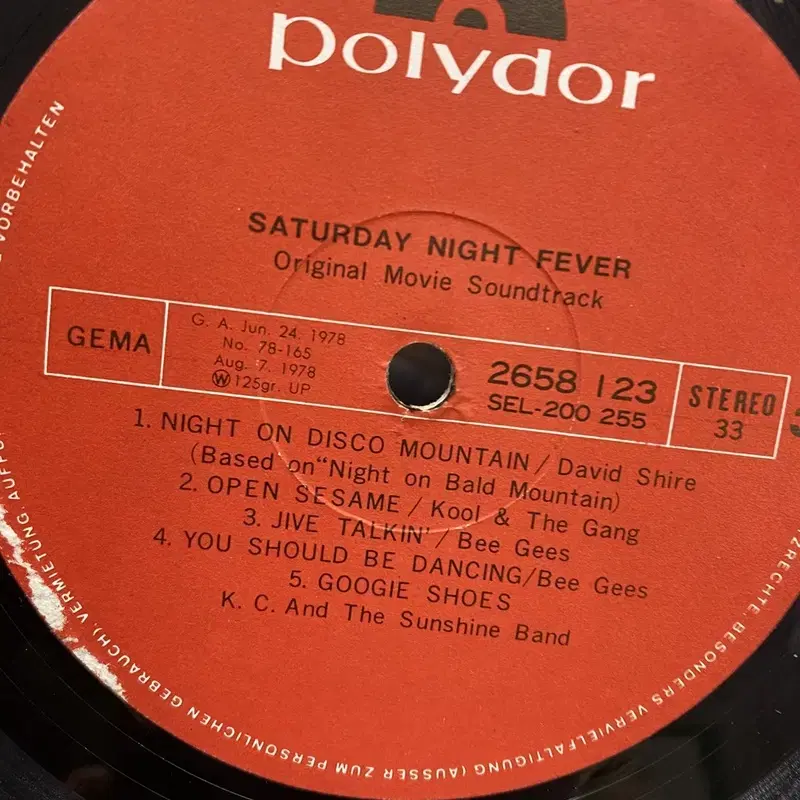 SATURDAY NIGHT FEVER LP / AA7227