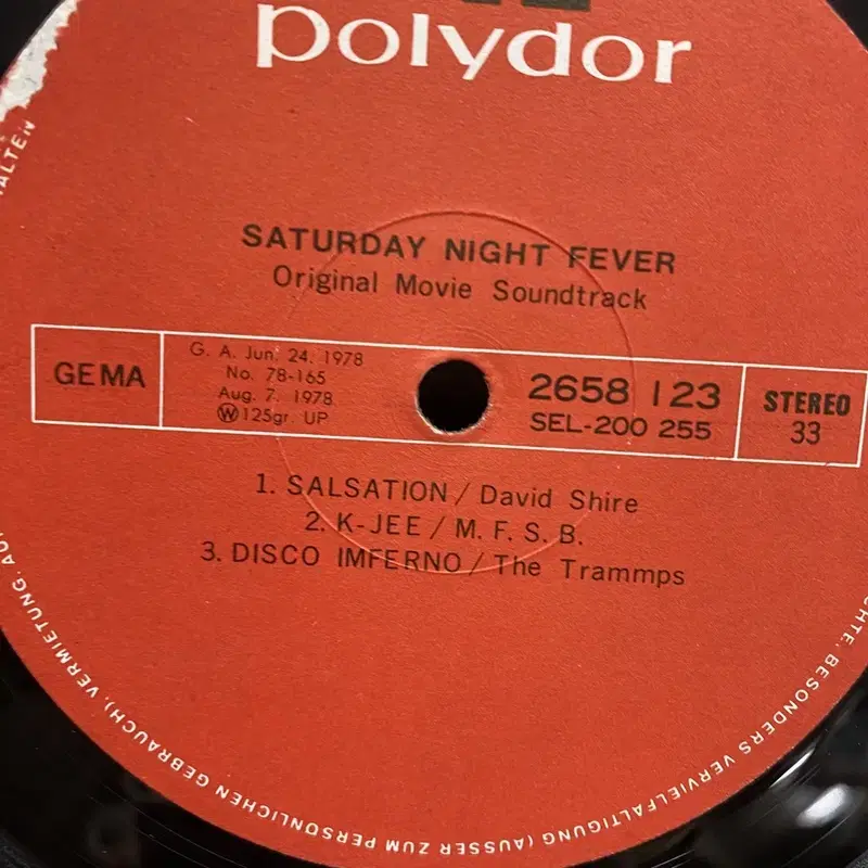 SATURDAY NIGHT FEVER LP / AA7227