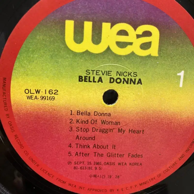 BELLA DONNA  LP / AA7230