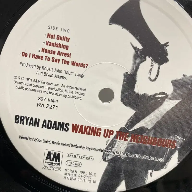 BRYAN ADAMS LP / AA7243