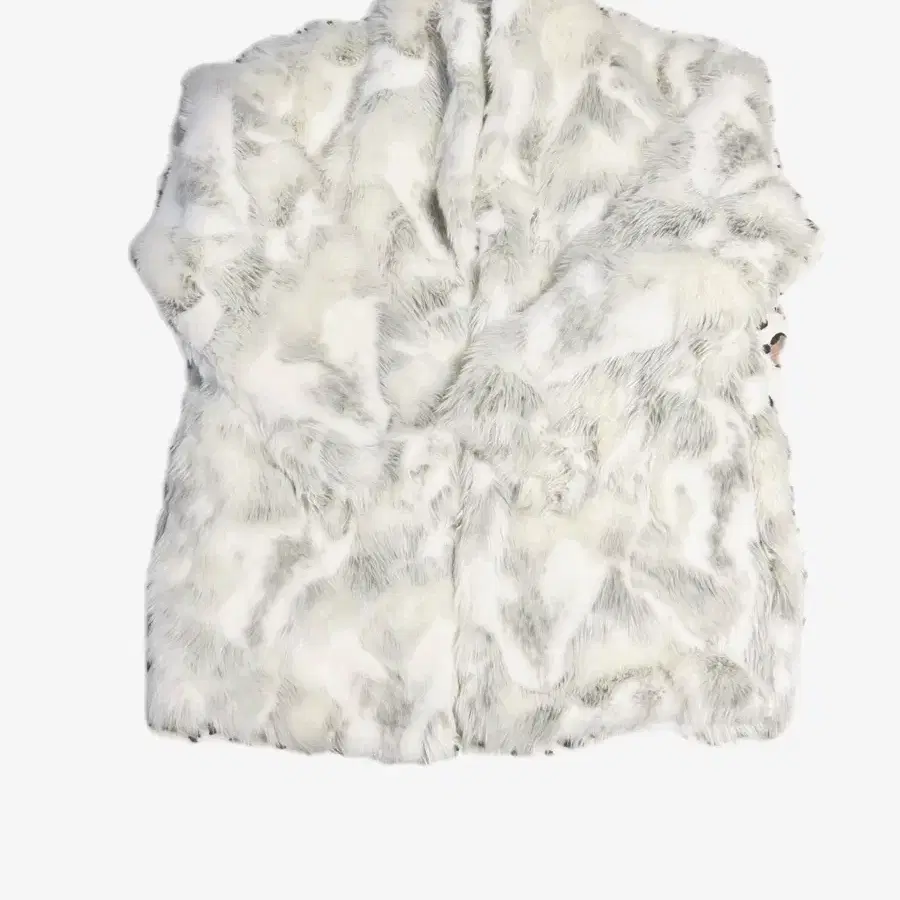 Nache Jacquard Faux Fur coat