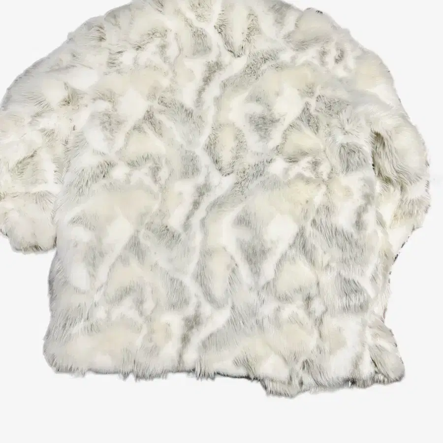 Nache Jacquard Faux Fur coat