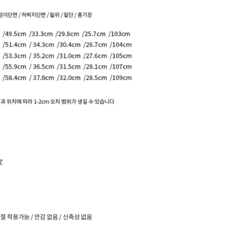 [밀리언코르] 유니섹스 와이드 투버튼 팬츠 (연청)