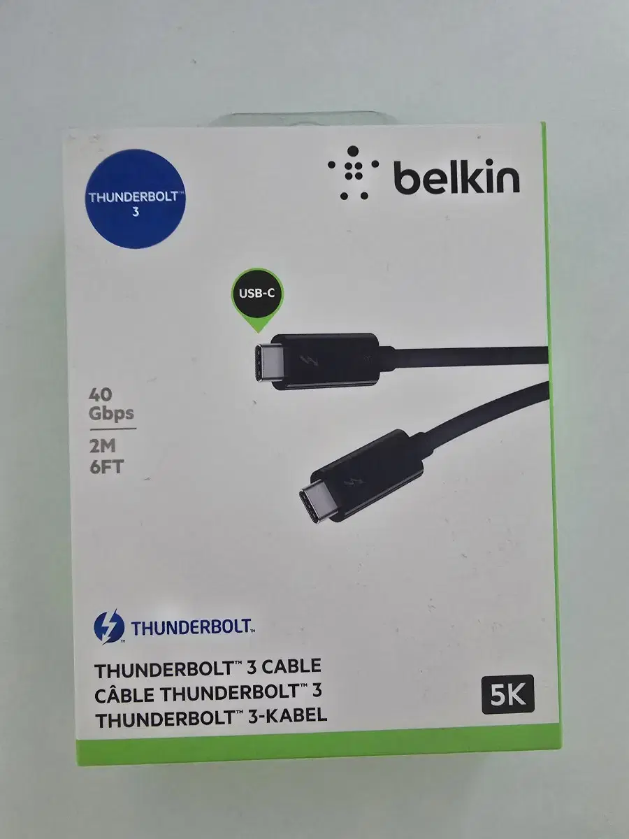 Belkin Thunderbolt 3 2m Cable (F2CD085BT2M)