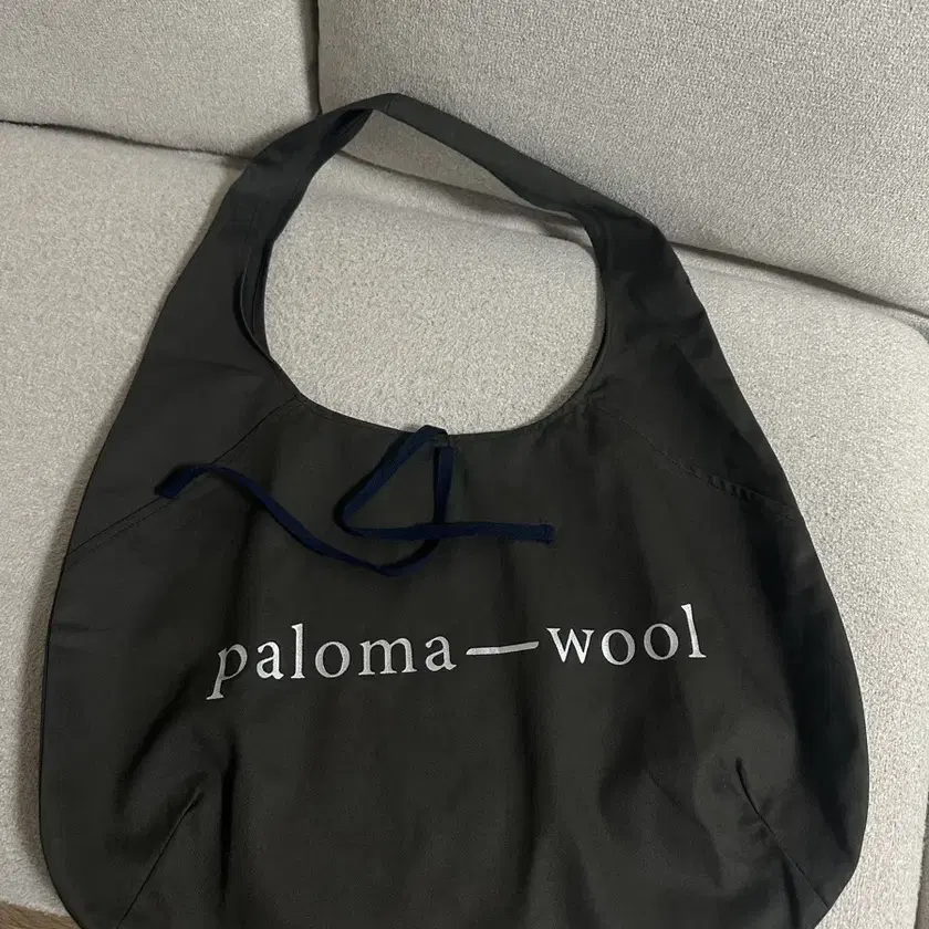 Paloma Wool 10周年限定　トートバッグ 10YEARS BAG-Greyish blue shoulder bag with two pockets