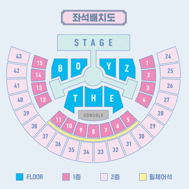 더보이즈 콘서트 2월1일 플로어석 앞열 양도해요