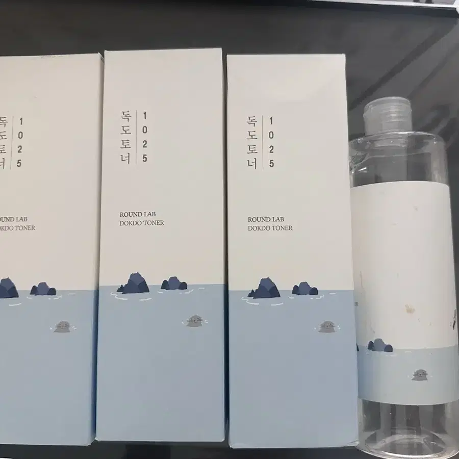 독도토너 500mlx3 + 400ml(개봉) 판매