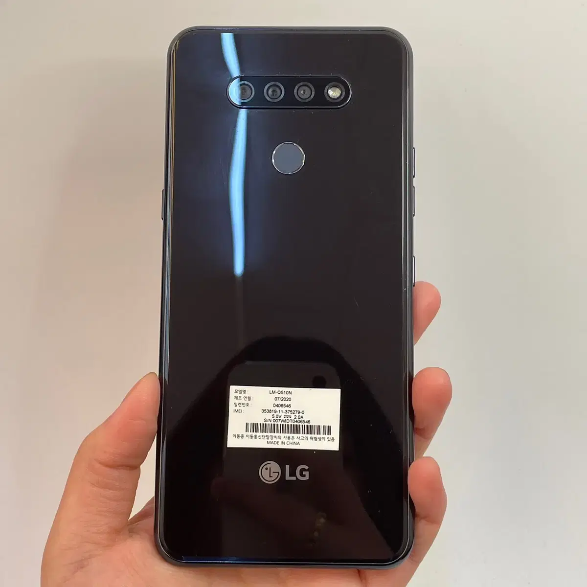 액정/외관깨끗 LG Q51 (Q510) 블랙 32GB 55809