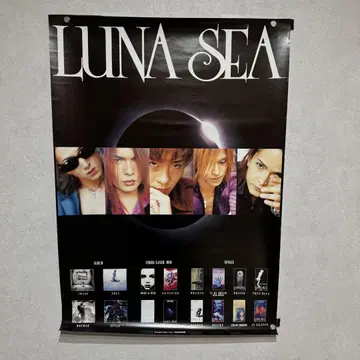 LUNA SEA biography 포스터 판촉물 루나씨 굿즈