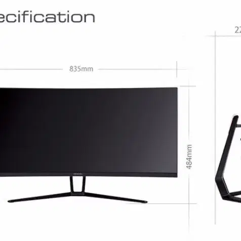 한성 ULTRON 3567UC 35인치 21:9 커브드 200HZ 모니터