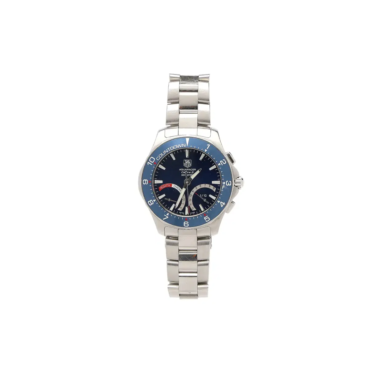 TAG Heuer CAF7110 Calibre S Aquaracer Blue Dial Quartz Watch