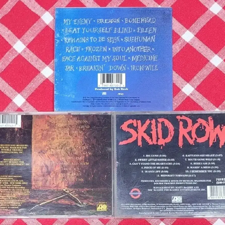 스키드 로우(SKID ROW) 시디 모음