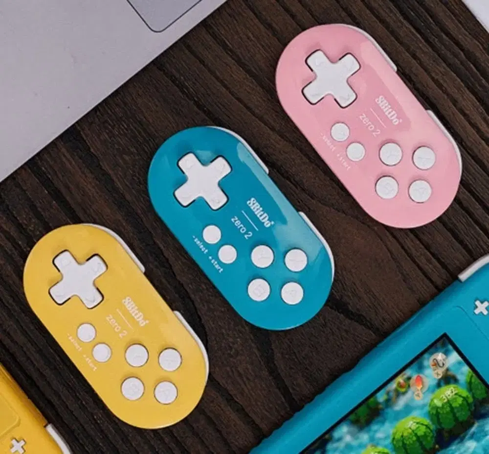 8BitDo Zero2 게임 패드 일러스드 단축키