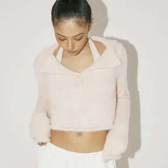 쓰리타임즈) Mary knit top pink / 마리 니트 탑 핑크