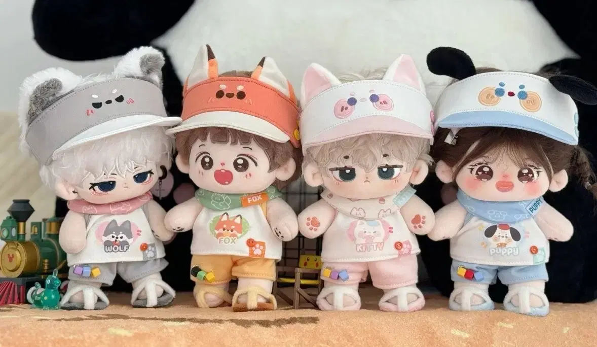 10cm 20cm 무속성 인형옷 아일랜드 파티 여우 고양이 강아지