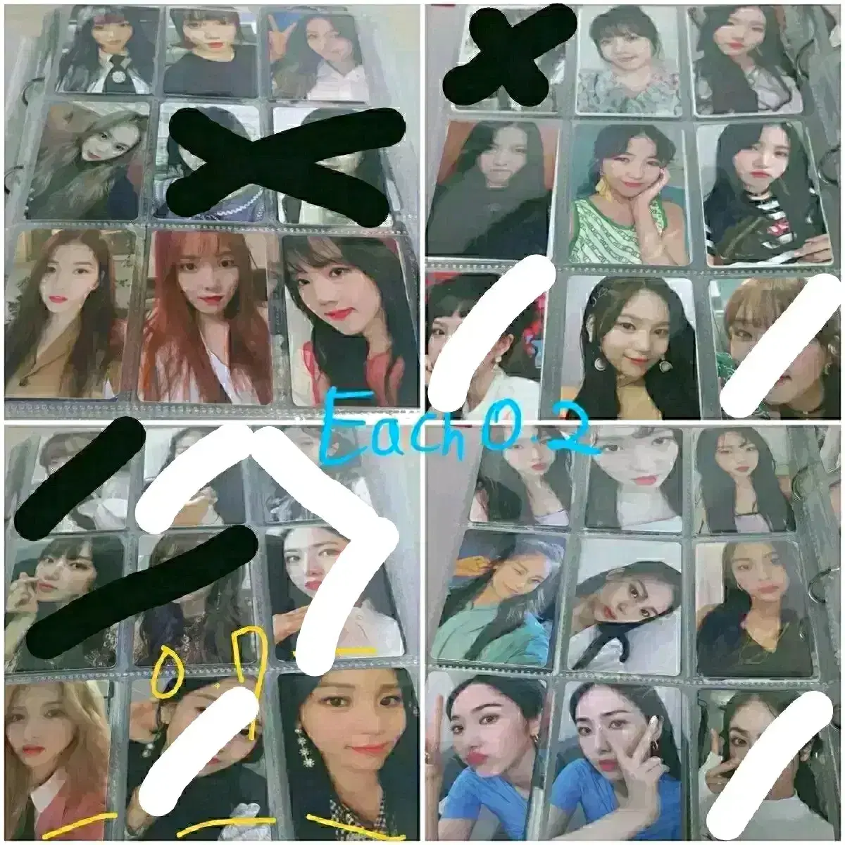 GFRIEND photocard WTS 앨포 umji sowon yerin eunha eunbi Yuju