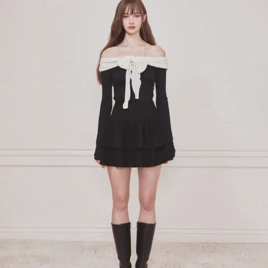 Not your rose lili skirt black s사이즈