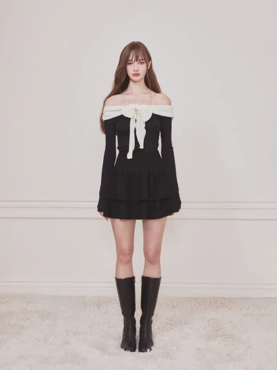 Not your rose lili skirt black s사이즈