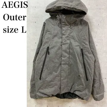 AEGIS 이지스 게이트 아우터 그레이 그레이 사이즈 L 스포츠 남성용