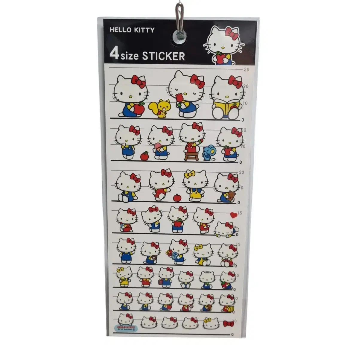 sticker, 4 sizes of genuine Kitty Sanrio