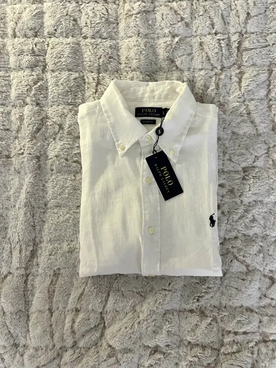  Polo Ralph Lauren Classic Fit Men's Linen Shirt White New