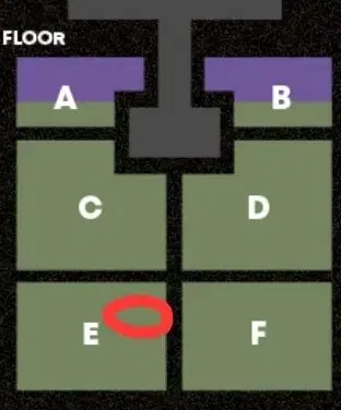 태양 콘서트 플로어 E구역 통로근처 2연석