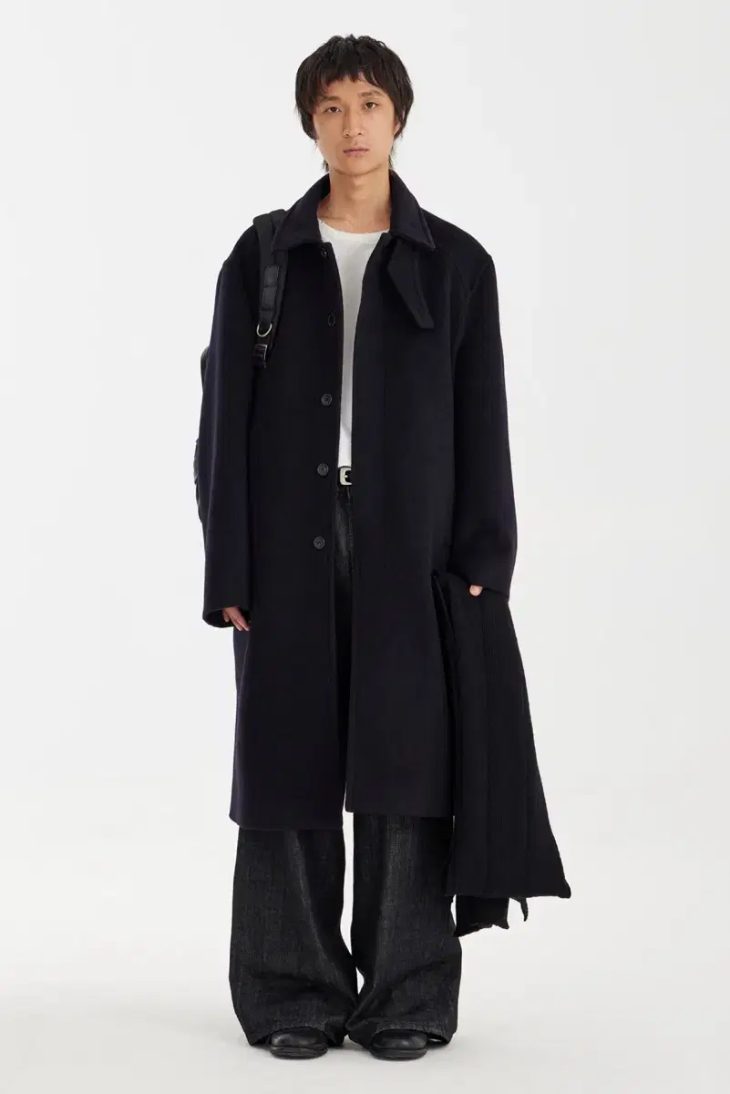 youth 23fw mac coat 네이비 L