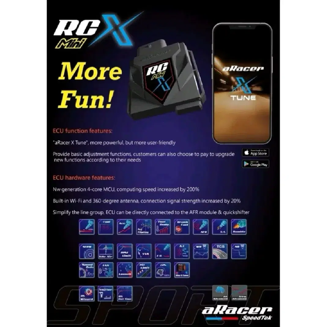 XMAX300 에이레이서  RC mini X ECU