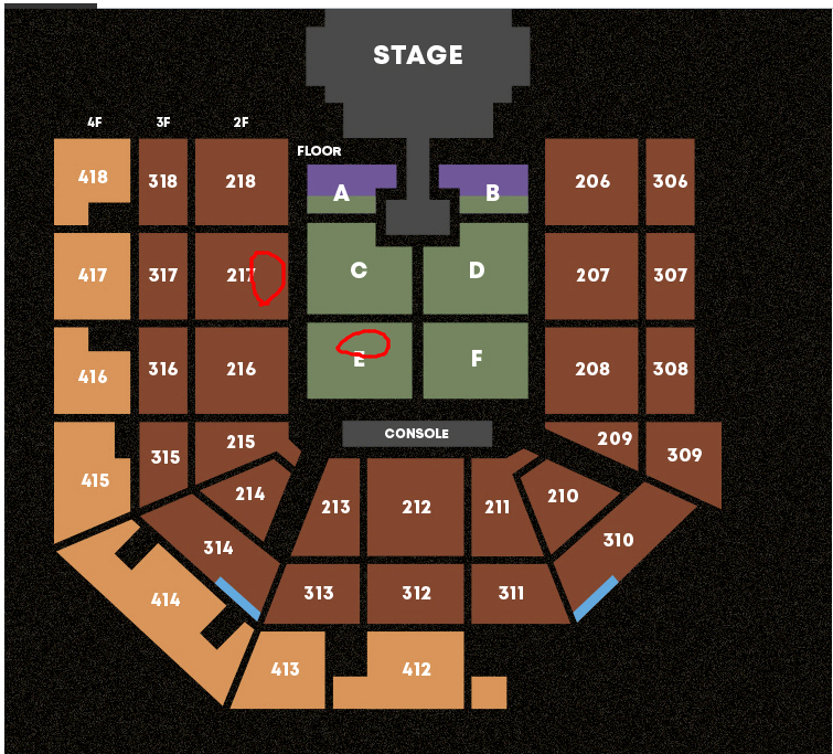 taeyang, the lowest price, Sunday, Floor/Reserved Seats, 2-Seat Row (Cost + 2)