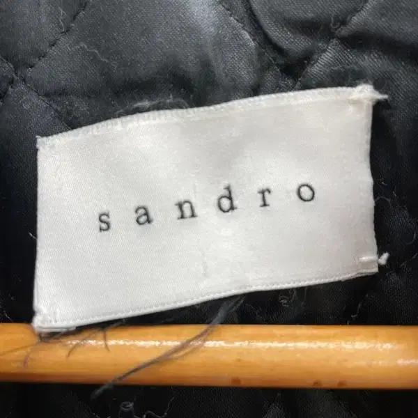 미디움 산드로 Sandro 재킷 울 바시티 점퍼 빈티지룩