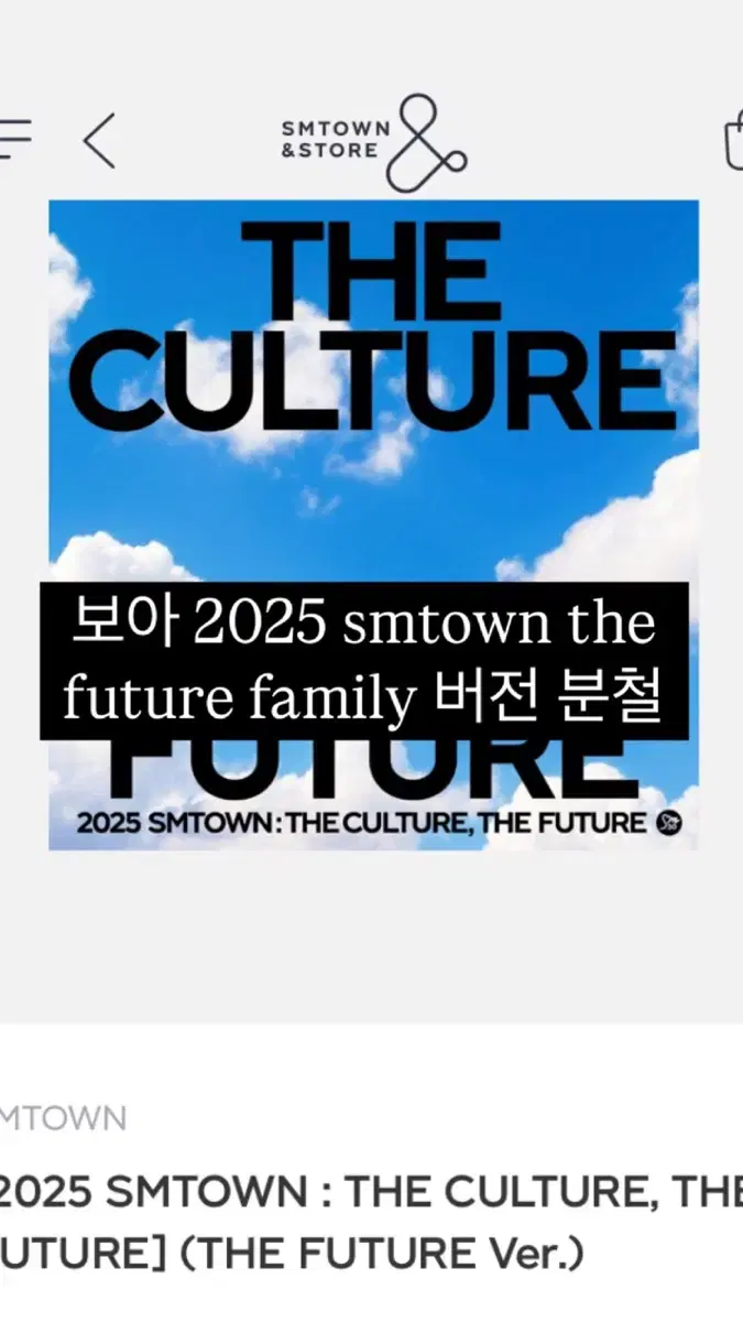 2025보아 smtown the future family 버전분철