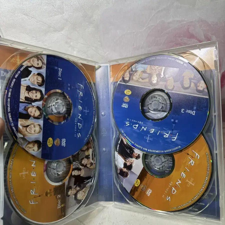 DVD 프렌즈,시즌1-10완결,책자,박스세트우리말자막2006년