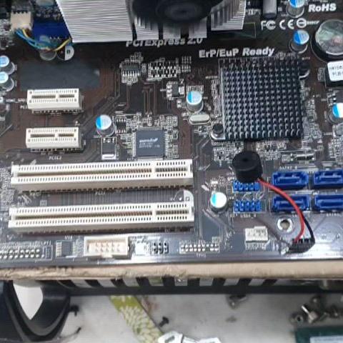 i5 2500 CPU + H61DE/S3 메인보드 세트 램뱅크2개