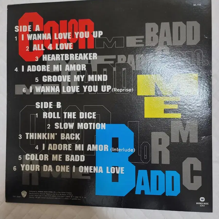 COLOR ME BADD LP