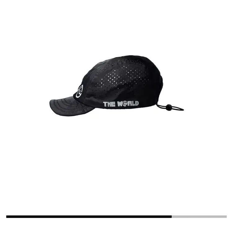 thewarld Reflective Logo Cap Black